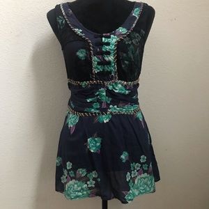 Free People Floral Tank